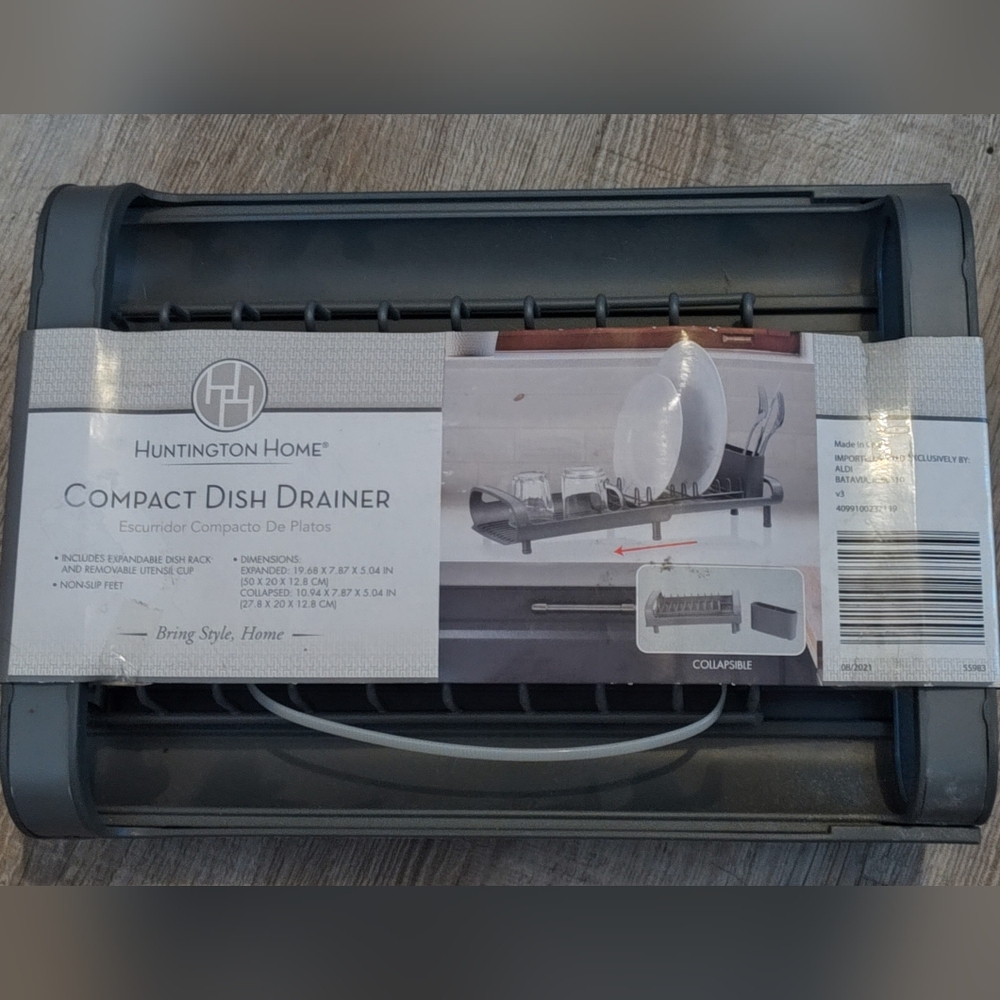 NWT! Huntington Home Compact Dish Drainer